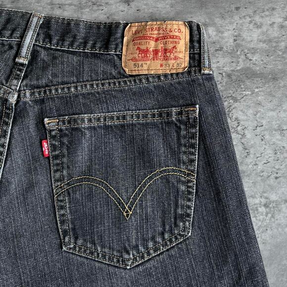Vintage Levi’s 514 Faded Grey Grunge Opium Denim Jeans - Picture 3 of 4